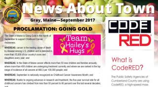 Image of September 2017 Newsletter cover