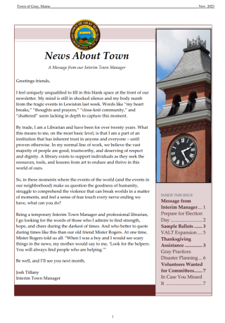 November News About Town