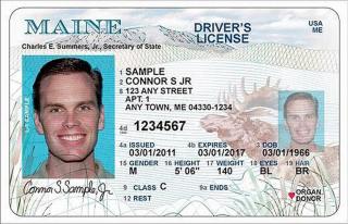 image of sample REAL ID