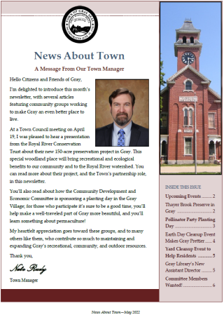 News About Town front page