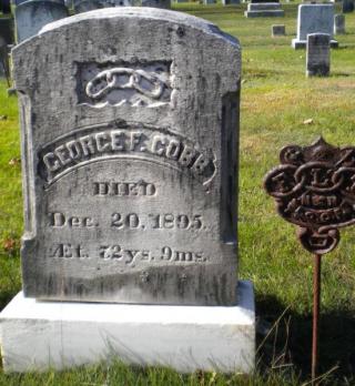 Gravestone of George F. Cobb