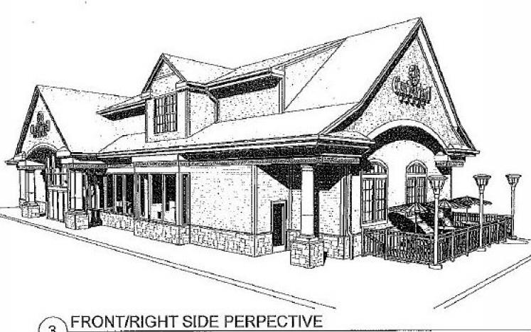 Front/Side Elevation of Proposed Cumberland Farm Convenience Store