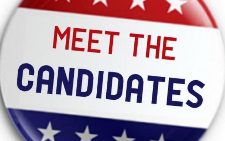 image of meet the candidates button