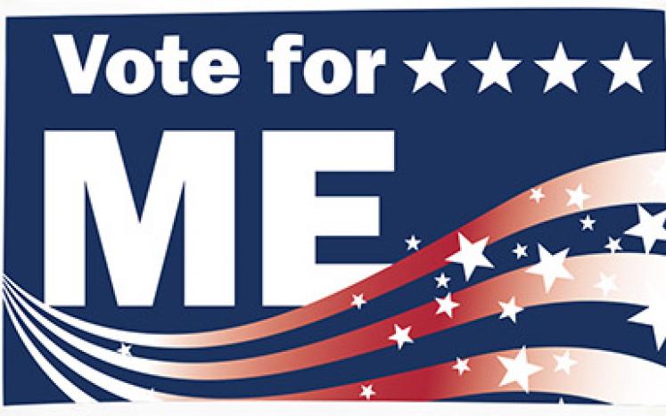 image of generic political sign